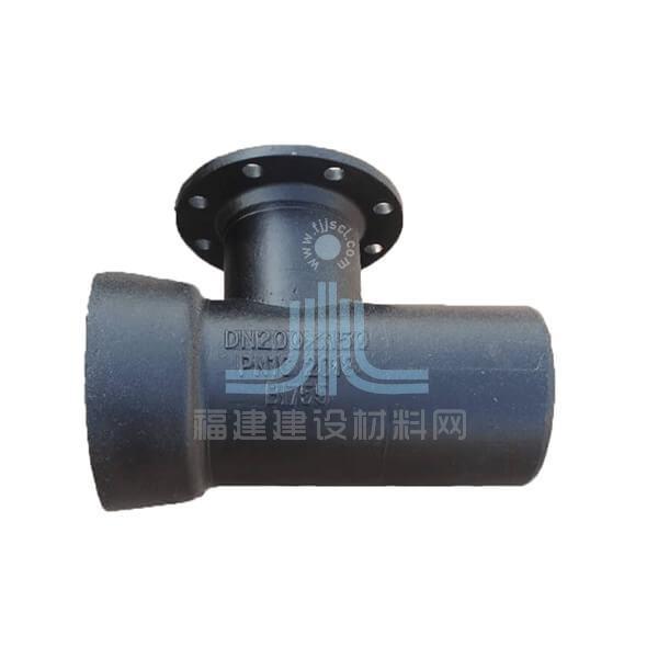 球墨承插單支盤三通