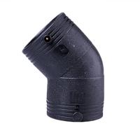 電熔45度彎頭(黑)