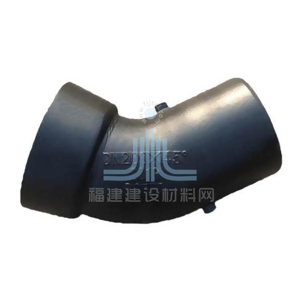 球墨承插45度彎頭