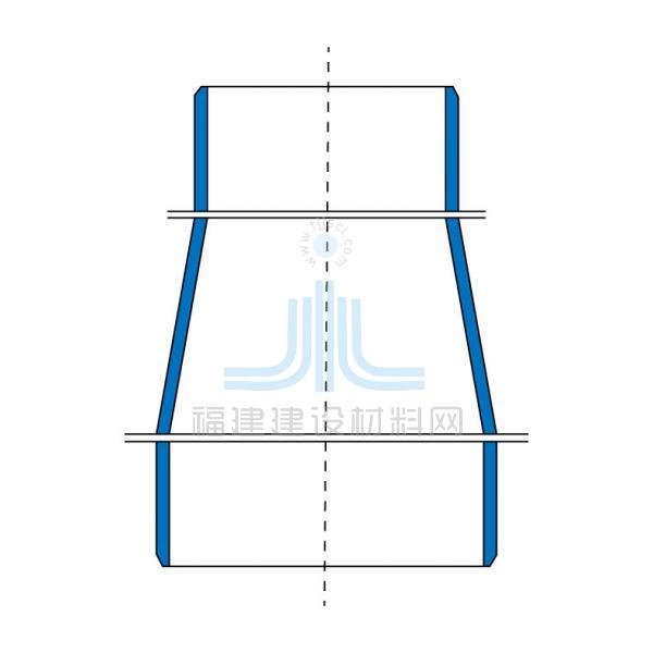 球墨雙插漸縮管