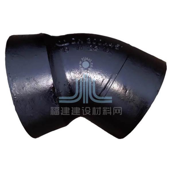 球墨承插22.5度彎頭