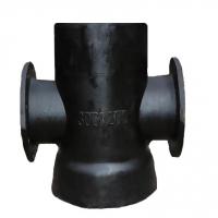 球墨承插雙盤四通