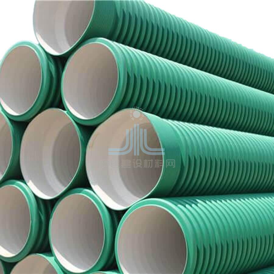 PP雙壁波紋管(外綠內白)
