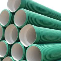 PP雙壁波紋管(外綠內白)