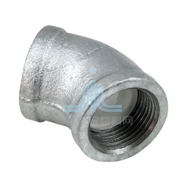 涂塑復合內絲45度彎頭