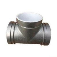 襯塑復合溝槽異徑三通